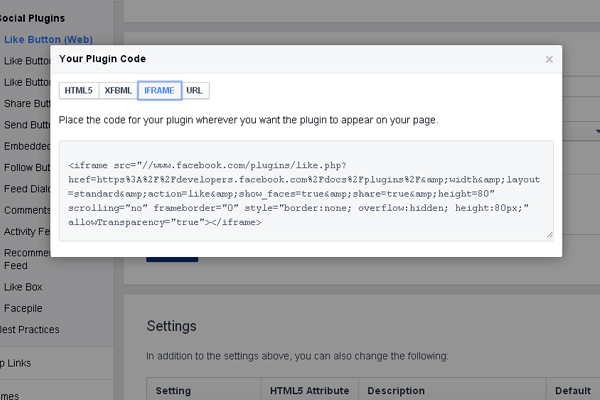 Facebook iframe_plugin code_get facebook code_like box code_classiblogger_classi blogger_image