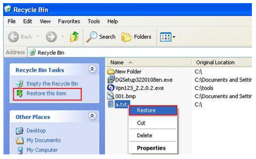 How to Recover Deleted Files From Recycle Bin_classiblogger_2