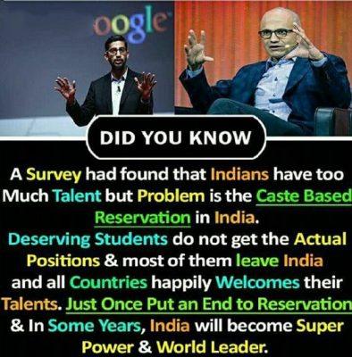 CASTE BASED RESERVATION IN INDIA - DID YOU KNOW - CLASSIBLOGGER