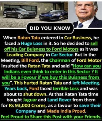 Ford Motor Insulted Ratan Tata-Did You Know-classiblogger