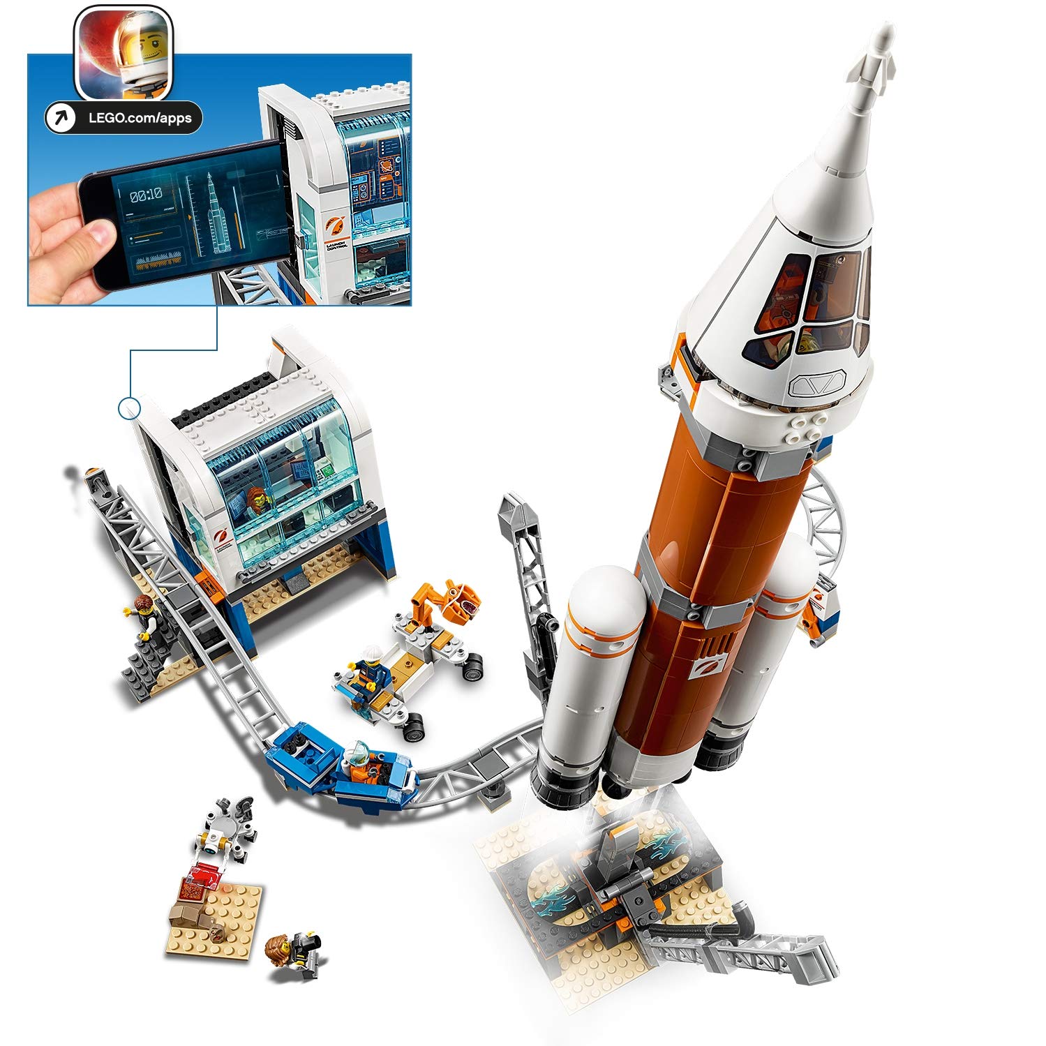 LEGO 60228 Deep Space Rocket and Launch Control-CLASSIBLOGGER