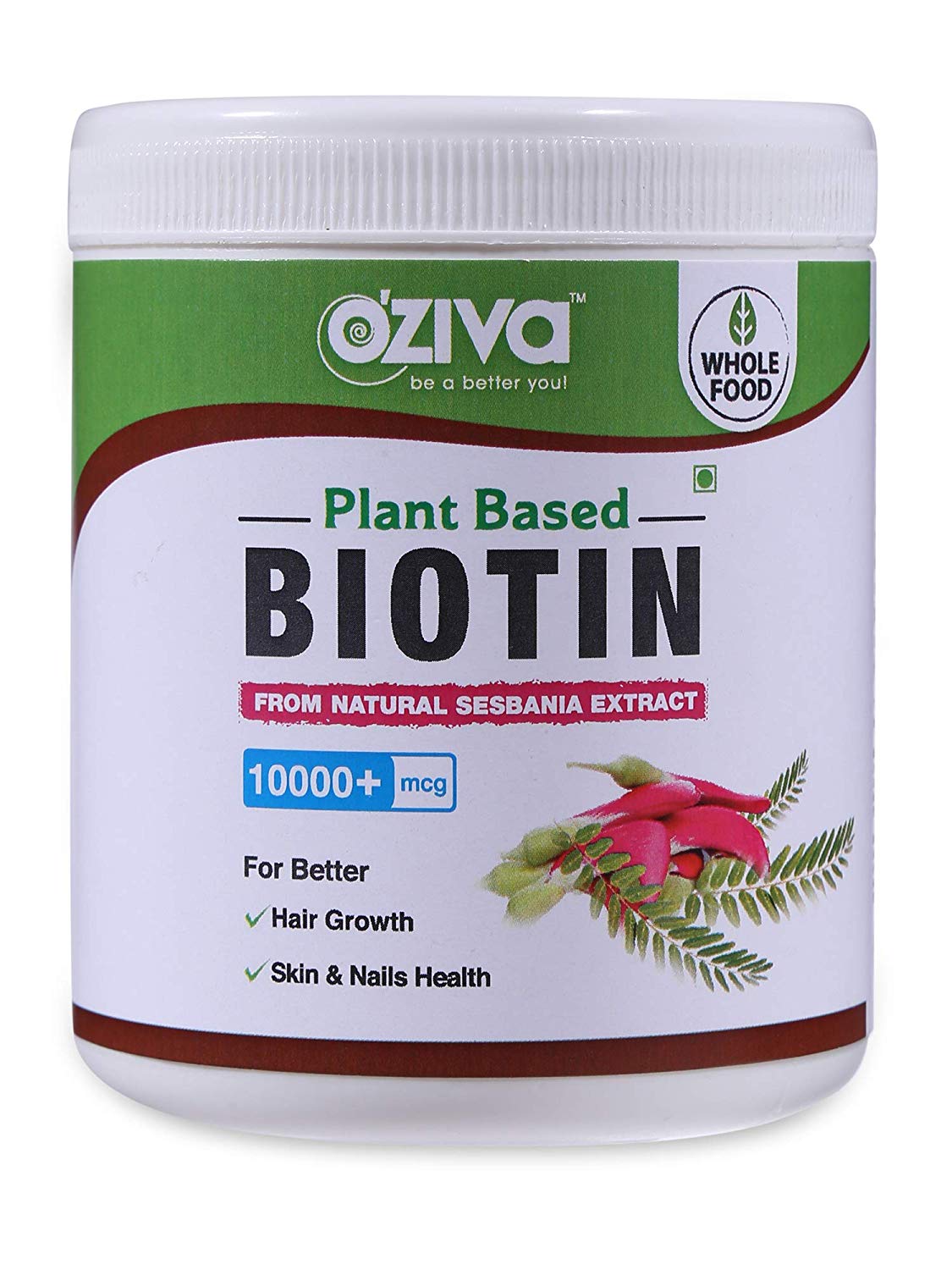 OZiva Plant Based Biotin-CLASSIBLOGGER