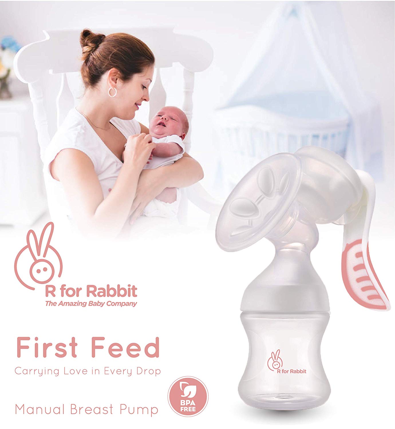 R for Rabbit First Feed Manual Breast Pump-CLASSIBLOGGER