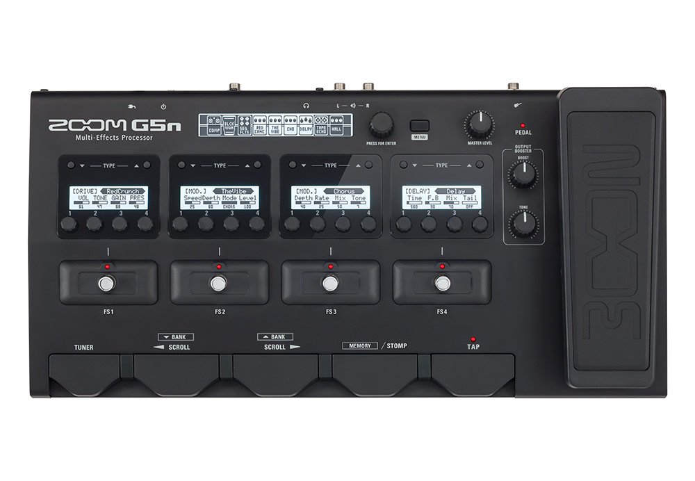 Zoom G5n Multi-Effects Guitar Processor-CLASSIBLOGGER