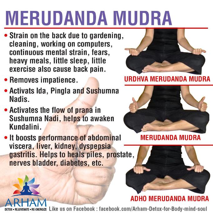 Merudanda Mudra-classiblogger web directory for mudras-List of Mudras for Good Health
