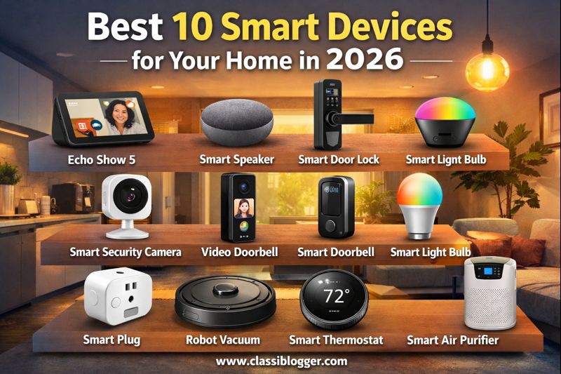 Best 10 Smart Devices for Your Home in 2026